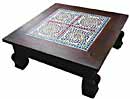 Indian Ceramic-Brass Tiles Furniture-Almirah-Coffee Table-Sideboard-Dining Table